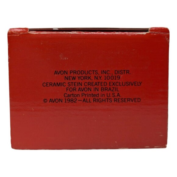 Vtg Avon Car Classics Ceramic Stein Cream Ford Model T 1982 with Box 5" - Picture 10 of 14